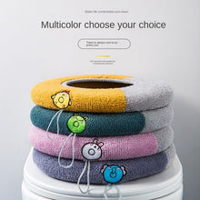 Load image into Gallery viewer, 3pcs Toilet Seat Cover Pads Thicker Zipper Cushion Knitted Ring O-Ring Universal