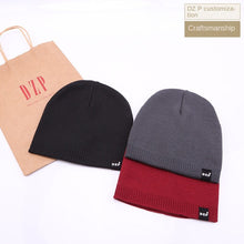 Lade das Bild in den Galerie-Viewer, Warm Winter Knit Beanie Hats Men's Hat for Women Retro Easy Matching Woolen Cap Autumn and Winter Unisex