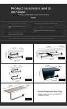 Lade das Bild in den Galerie-Viewer, 304 Stainless Steel Thickened Tissue Holder Handphone-Friendly Dual-Purpose Tissue Box Roll Stand