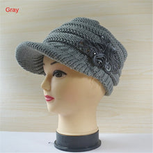 Load image into Gallery viewer, Warm Winter Knit Beanie Hats Autumn Women's Wool Duck Tongue Earmuffs Unisex