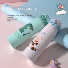 Lade das Bild in den Galerie-Viewer, Xmax Christmas Cup Gift Cartoon Children Bounce Insulation Couple Creative 304 Stainless Steel