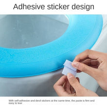 Load image into Gallery viewer, 3pcs Toilet Seat Cover Pads Home Cushion Summer Ring Adhesive Foam Pad High Foam Stickers