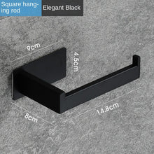 Lade das Bild in den Galerie-Viewer, 304 Stainless Steel Toilet Paper Holder Bathroom Wall Hanging Roll Stand Punch-Free Toilet Paper Holder
