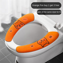 Load image into Gallery viewer, 3pcs Toilet Seat Cover Pads Summer Happy Day Cute Four Seasons Adhesive Washer