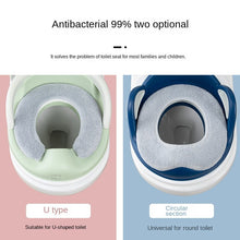 Load image into Gallery viewer, 3pcs Toilet Seat Cover Pads Silver Ion Antibacterial Children's Cushion Warm Plush Baby Baby