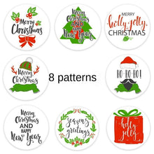 Load image into Gallery viewer, 2x500pcs Christmas Xmas New Design Christmas Tree Merry Christmas Christmas Gift Sticker Label tape