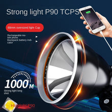 Lade das Bild in den Galerie-Viewer, Head Light Strong Probe Miner's Lamp LED Fishing USB Electric Display High Power