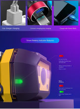 Lade das Bild in den Galerie-Viewer, Head Light Induction Led USB Charging Strong Long Shot Night Fish Luring Lamp Waterproof