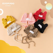 Lade das Bild in den Galerie-Viewer, Warm Winter Knit Beanie Hats Soft and Adorable Small Ear Hair Band Girl Ear Protection Decorative Hair Band Unisex