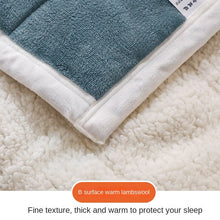 Lade das Bild in den Galerie-Viewer, Three-Layer Blanket Duvet Thickened Thermal Coral Fleece Blanket Flannel Blanket Lambswool Bed Sheet