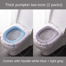 Load image into Gallery viewer, 3pcs Toilet Seat Cover Pads Home Cushion Extra Thick Warm Fleece