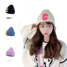 Load image into Gallery viewer, Warm Winter Knit Beanie Hats Korean Style Wool Curling Unisex