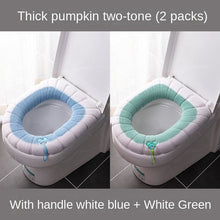 Load image into Gallery viewer, 3pcs Toilet Seat Cover Pads Home Cushion Extra Thick Warm Fleece