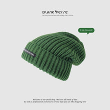 Lade das Bild in den Galerie-Viewer, Warm Winter Knit Beanie Hats Versatile out Pullover Cold Thickened Ear Protection Wool for Women Unisex