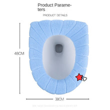 Load image into Gallery viewer, 3pcs Toilet Seat Cover Pads Portable Winter Thicker Washable