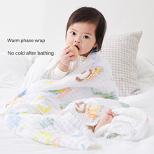 Load image into Gallery viewer, 105*105cm born Bath Towel Cotton Gauze Blanket Quilt Absorbent Children's Bath Towel