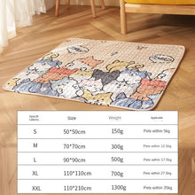 Lade das Bild in den Galerie-Viewer, Pet Mat Cat Dog Mattress Warm Blanket Cartoon Kennel Cat Cat Non-Slip Cushion