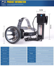 Lade das Bild in den Galerie-Viewer, Head Light Strong Light Split 100W High Power Led6 Lithium Battery