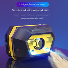 Lade das Bild in den Galerie-Viewer, Head Light Induction Led USB Charging Strong Long Shot Night Fish Luring Lamp Waterproof