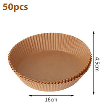 Load image into Gallery viewer, 100pcs  Air Fryer Disposable Paper Liner Non-sticky and easy to clean