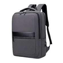 Lade das Bild in den Galerie-Viewer, Backpack Business Casual Computer Bag Large Capacity USB Rechargeable Oxford Cloth Travel