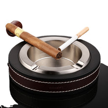 Lade das Bild in den Galerie-Viewer, Ashtray Honest Genuine Cigar Metal Creative Trendy Boutique Genuine Leather