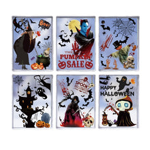 Lade das Bild in den Galerie-Viewer, 2x Halloween Xmas Christmas Gifts Decoration New Creative Skull Window Sticker Decoration Stickers