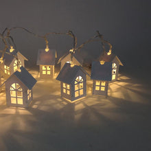 Load image into Gallery viewer, 2m Christmas LED String Lights House Shape Battery Powered Festival Home Decoration Lamp