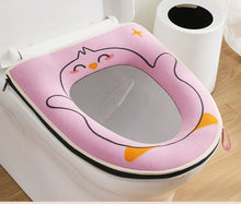 Load image into Gallery viewer, 3pcs Toilet Seat Cover Pads Home Summer Summer Pad Washer Zipper