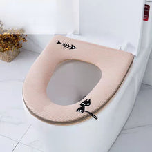 Load image into Gallery viewer, 3pcs Toilet Seat Cover Pads Household Waterproof Universal Zipper Washer Heater Band