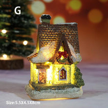 Lade das Bild in den Galerie-Viewer, 2pcs Mini Merry Christmas Decor Christmas Ornamnet Christmas Resin House