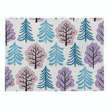 Lade das Bild in den Galerie-Viewer, 2pcs Christmas Tablecloths Cartoon Printed Placemats Insulated And Waterproof Table Mats