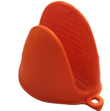 Load image into Gallery viewer, 2Pcs orange red Microwave Oven Gloves - Thicken Anti Scald, Silicone Pot Clips For Oven AZ16113