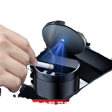 Lade das Bild in den Galerie-Viewer, Ashtray Car Creative Lid Car Cover LED Light Car Portable Metal Ashtray
