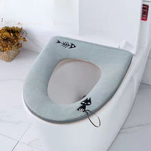 Load image into Gallery viewer, 3pcs Toilet Seat Cover Pads Household Waterproof Universal Zipper Washer Heater Band