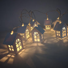 Load image into Gallery viewer, 2m Christmas LED String Lights House Shape Battery Powered Festival Home Decoration Lamp