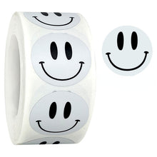 Load image into Gallery viewer, 2x500pcs Xmas Christmas Stickers Roll Label Korean-Style Holiday Balloon Wedding Party Smiley Face 25mm