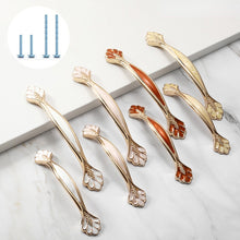 Load image into Gallery viewer, 2pcs Simple porcelain white amber Fuji white Roman black cabinet handle drawer cabinet aluminum alloy handle