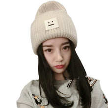 Load image into Gallery viewer, Warm Winter Knit Beanie Hats Korean Style Thickened Autumn and Winter Pullover Unisex