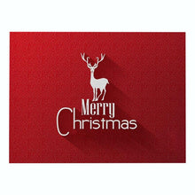 Load image into Gallery viewer, 2PCS Christmas Tablecloths Dinner Table Placemat Tea Party Kitchen Accessories Bowl Cup Pad Drink Coasters