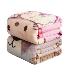Lade das Bild in den Galerie-Viewer, Children's Cloud Blanket Double-Layer Thickened Cartoon Children's Blanket Cartoon Babies' Woolen Blanket