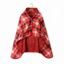 Load image into Gallery viewer, Moisture Absorption Heating and Warm-Keeping Blanket Lunch Break Leg Covering Blanket Small Blanket Lazy Button Blanket
