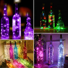 Load image into Gallery viewer, 10pcs Wine Bottle Lights with Cork LED String Light for Christmas Holiday Party Wedding Decoration