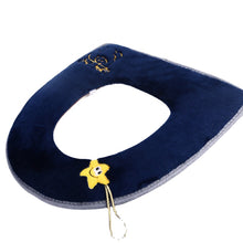 Load image into Gallery viewer, 3pcs Toilet Seat Cover Pads Coral Fleece Universal Velcro Thicker Mink Suede