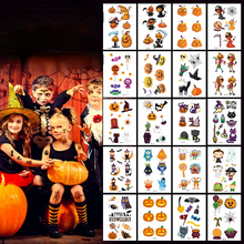 Lade das Bild in den Galerie-Viewer, 30PCs Halloween Cartoon Tattoo Sticker Simulation Face 3D Scar