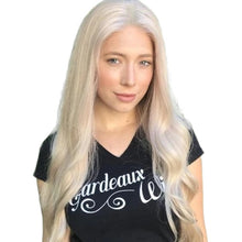 Load image into Gallery viewer, Women Wig Long Curly Hair Medium Silver Synthetic Wigs W252