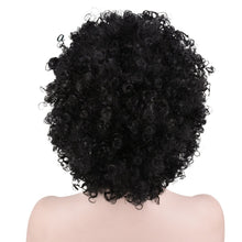 Lade das Bild in den Galerie-Viewer, Women Wig African Small Curly Hair Afro Short Fiber Synthetic Wigs W512