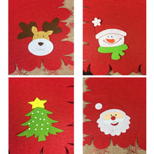 Load image into Gallery viewer, 3pcs Christmas Tablecloths Christmas Table Decorations Table Mat Knife and Fork Cushion