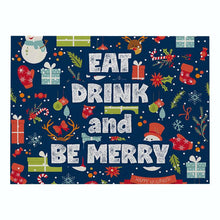 Lade das Bild in den Galerie-Viewer, 2pcs Christmas Tablecloths Cartoon Printed Placemats Insulated And Waterproof Table Mats