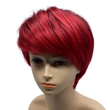 Load image into Gallery viewer, Women Wig Short Hair Handsome Bob Haircut Gradient Color Headgear W221